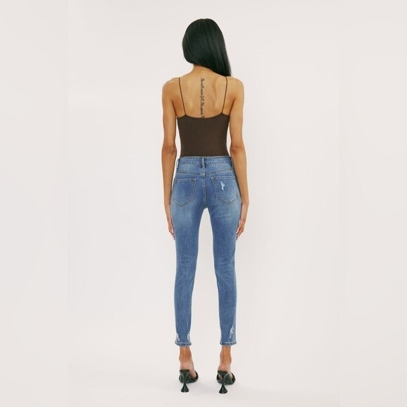 NWT ** KanCan Ellington High Rise Ankle Skinny Jeans Size 26 - Picture 2 of 14